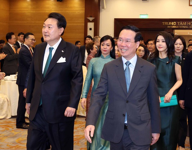 Chủ tịch nước Võ Văn Thưởng: Việt Nam - Hàn Quốc là "người bạn tốt, đối tác tốt, thông gia tốt" - 1