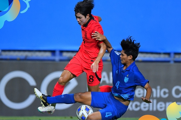 U17 Hàn Quốc dập tắt mộng World Cup của U17 Thái Lan